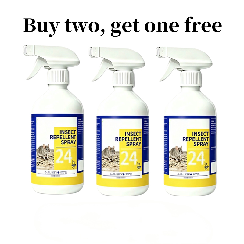 Multi-purpose rodent repellent spray