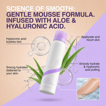 Gentle Hair Removal Cream for Sensitive Skin – Aloe & Hyaluronic Acid