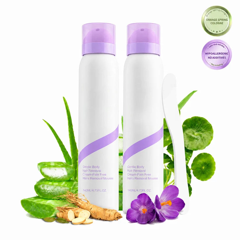 Gentle Hair Removal Cream for Sensitive Skin – Aloe & Hyaluronic Acid