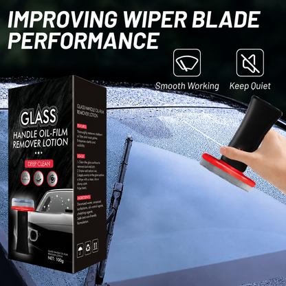 Automotive Oil Film Remover – Streak-Free Glass Cleaner for Fast Window Decontamination