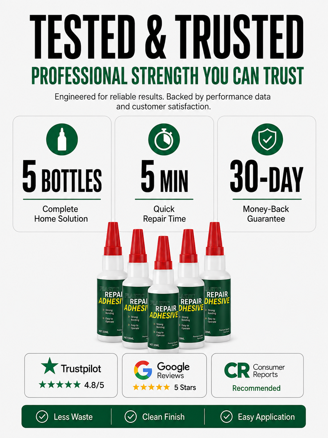 Multi-Purpose Car Bumper Repair Adhesive