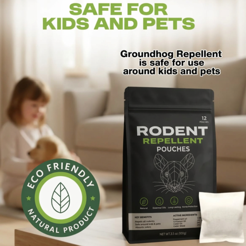 Groundhog Repellent Pouches