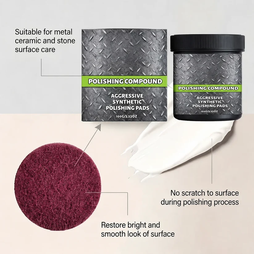 🎁💥LAST DAY SALE 50% OFF!!⚡All-in-One Surface Restoration Polish with Pad