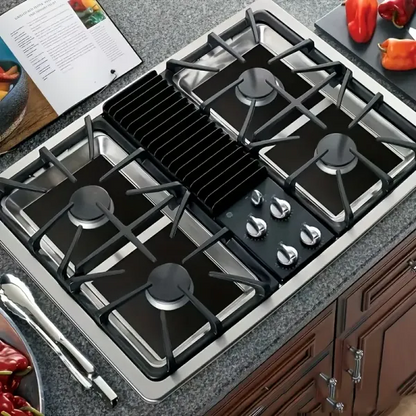 🔥LAST DAY 50% OFF - 🥘 Reusable Gas Stove Burner Liners♻️ (Set of 4)