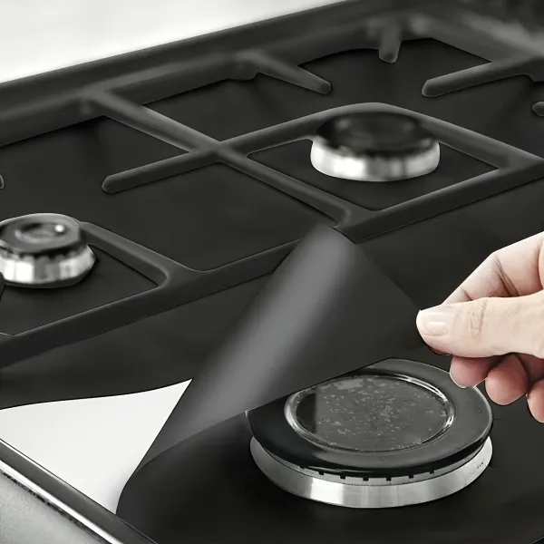 🔥LAST DAY 50% OFF - 🥘 Reusable Gas Stove Burner Liners♻️ (Set of 4)