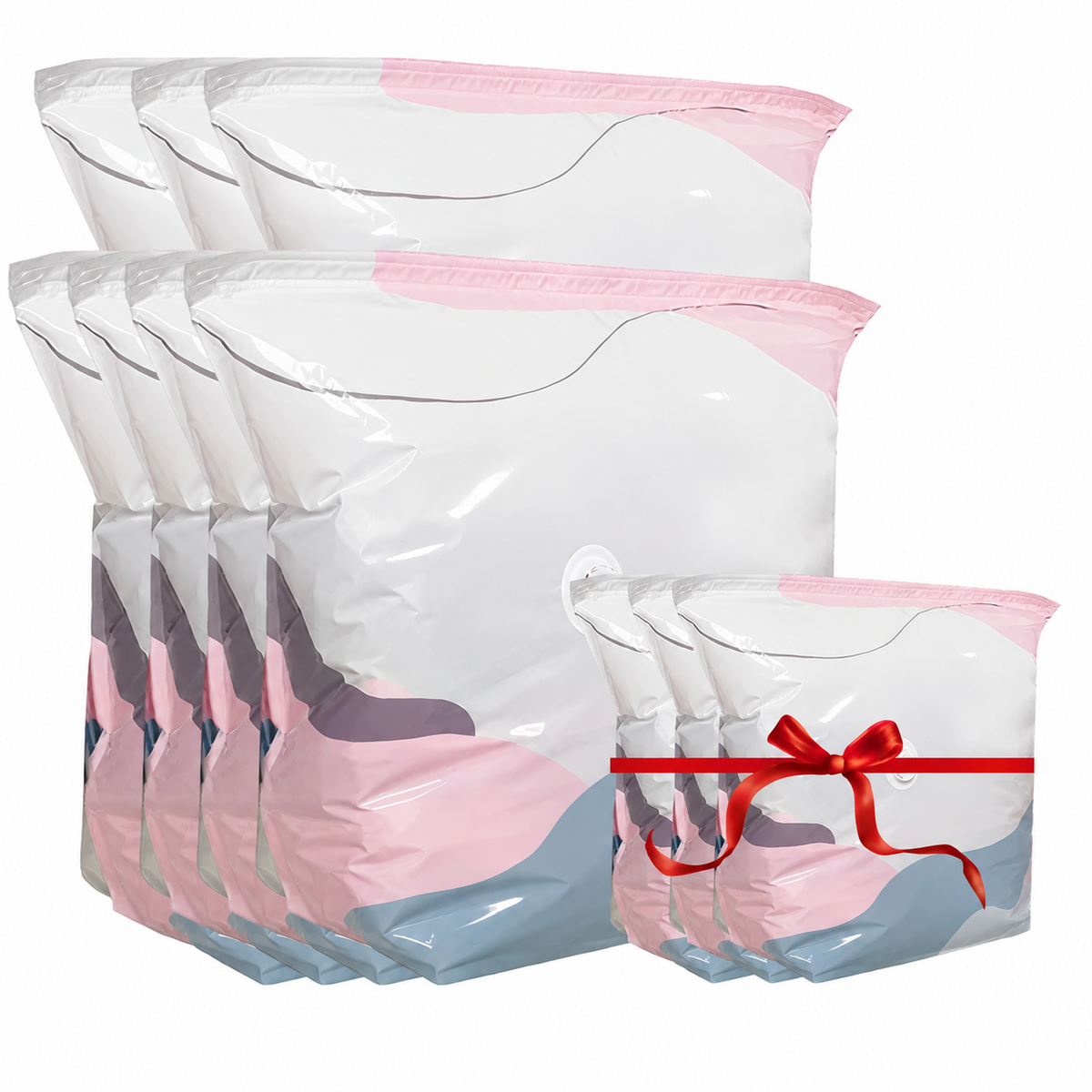 🥳2026 HOT SALE🥳💞 50% OFF! No‑Pump Vacuum Storage Bags – Press & seal, no pump needed. Saves 80% space, keeps clothes dry & dust‑free. Perfect for bulky bedding & off‑season gear. 🛏️🗄️