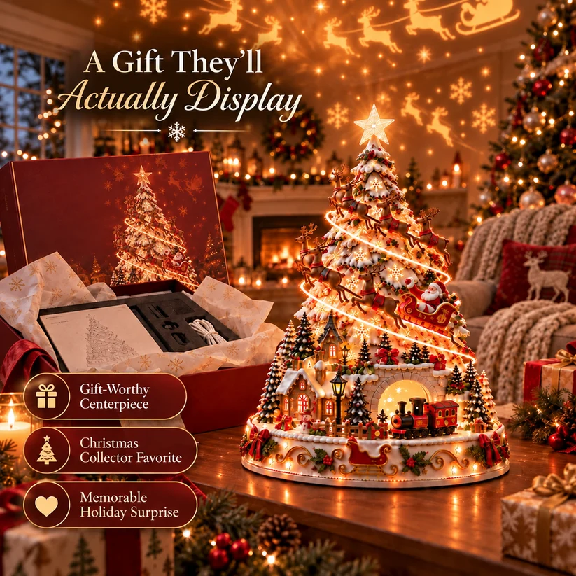 🏆 60,000+ Sold - 🎄Christmas Village Lightscape Tree