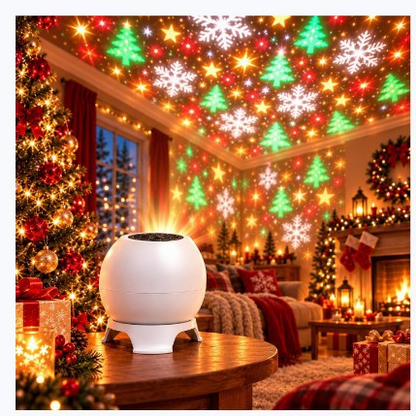🎁 Christmas Projector Night Light