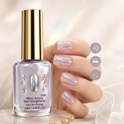 ⏰Lilac Glossy Mirror Nail Strengthener