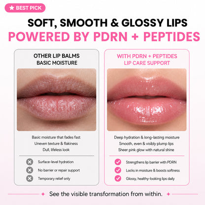 Peptide High-Shine Lip Balm | Hydrating & Plumping Lip Gloss