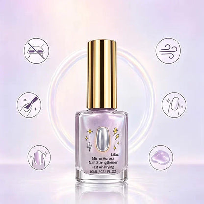 ⏰Lilac Glossy Mirror Nail Strengthener