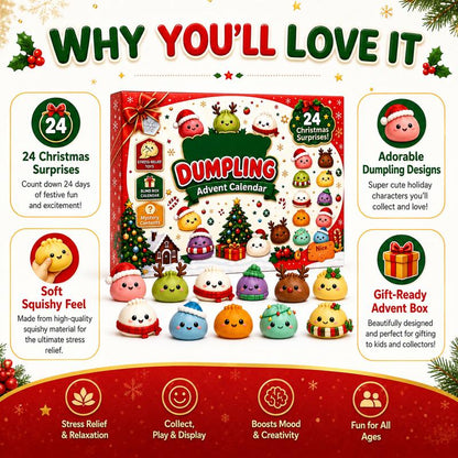 2026 Christmas Advent Calendar – 24 Days of Cute Squeeze Toy Surprises