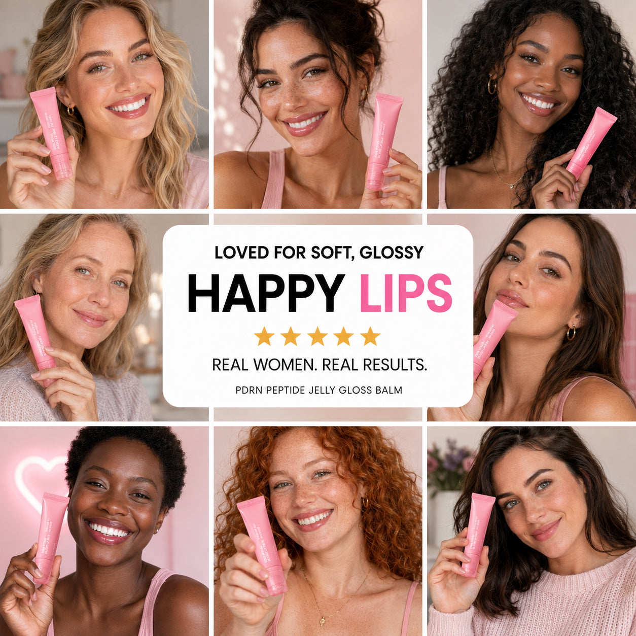 Peptide High-Shine Lip Balm | Hydrating & Plumping Lip Gloss