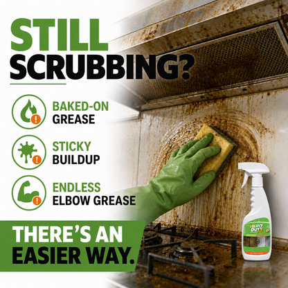 🔥 Powerful Kitchen Degreasing Spray — Quickly Removes Stubborn Grease ✨