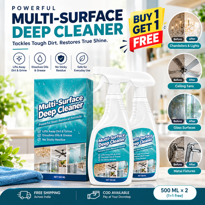 Powerful Multi-Surface Stain Removal Cleaner – Deep Cleaning Spray for Home