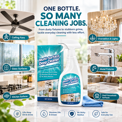Powerful Multi-Surface Stain Removal Cleaner – Deep Cleaning Spray for Home