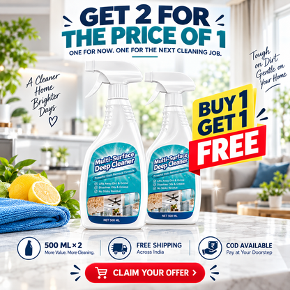 Powerful Multi-Surface Stain Removal Cleaner – Deep Cleaning Spray for Home