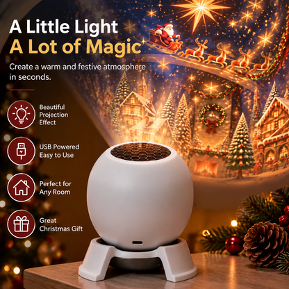 🎁 Christmas Projector Night Light