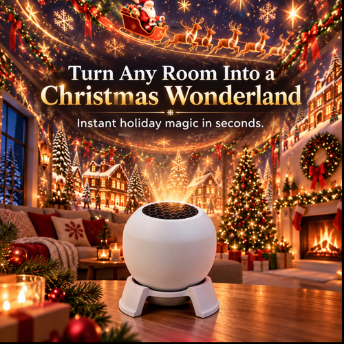 🎁 Christmas Projector Night Light