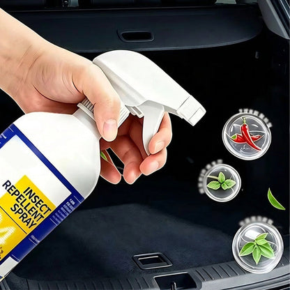 Multi-purpose rodent repellent spray