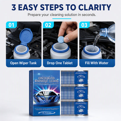 ⏰Car Windshield Cleaning Effervescent Tablets